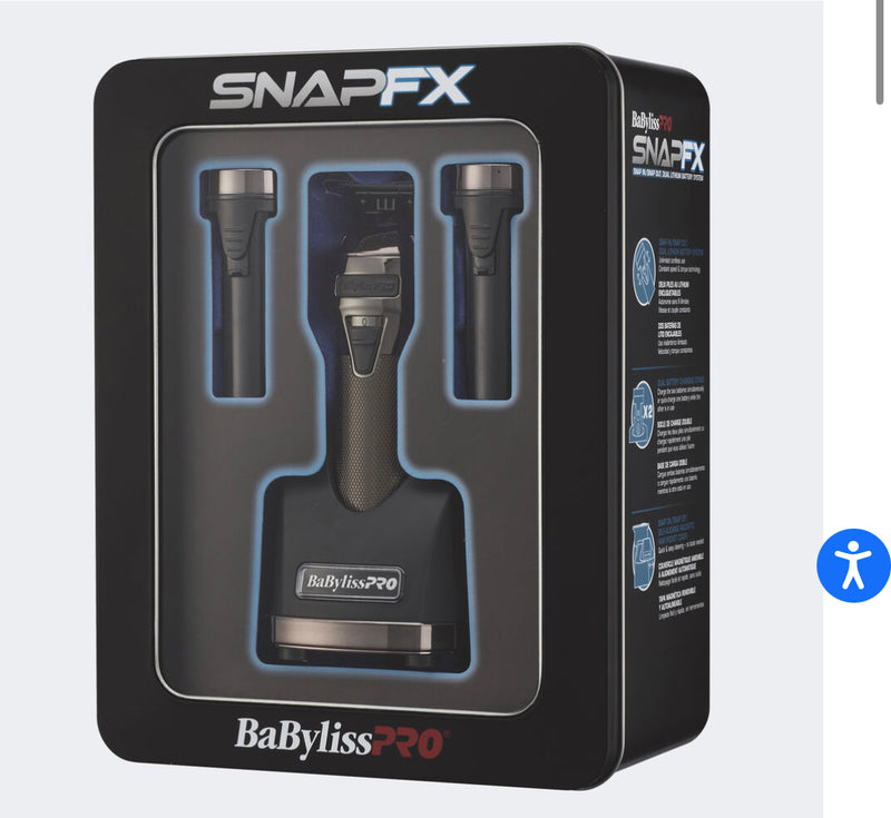 BABYLISSPRO® SNAPFX TRIMMER WITH SNAP IN/OUT DUAL LITHIUM BATTERY SYSTEM