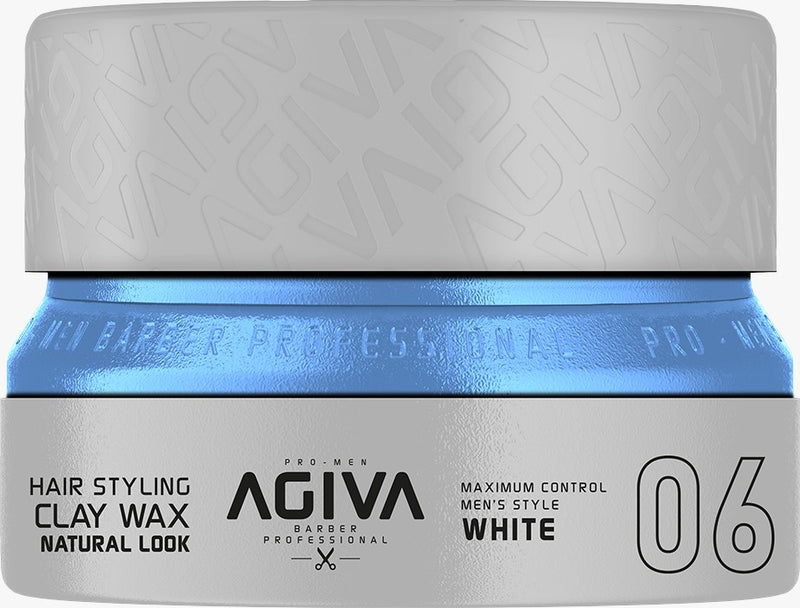 Agiva Hair Styling Fiber Clay Wax 06 NATURAL FINISH MEDIUM HOLD 155ML