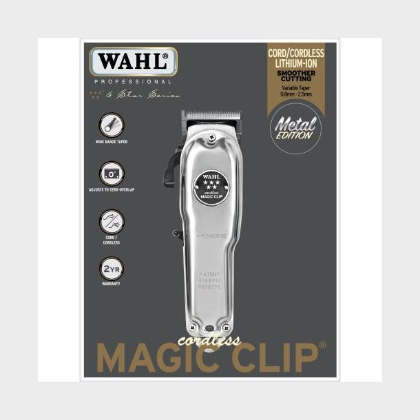 WAHL PROFESSIONAL CORDLESS MAGIC CLIP METAL LIMITED EDITION