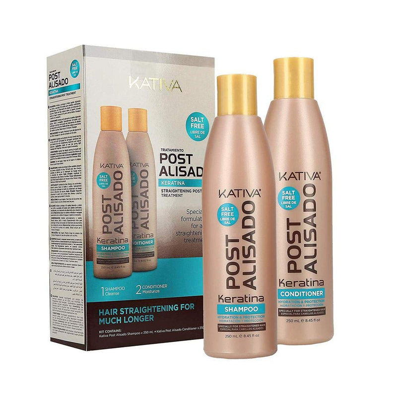 Kativa Kit 2 Straightening Post Treatment / Shampoo & Conditioner