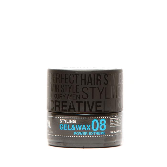 Agiva Hair Styling Gel & Wax 08 SHINY FINISH EXTREME POWER HOLD 200ML
