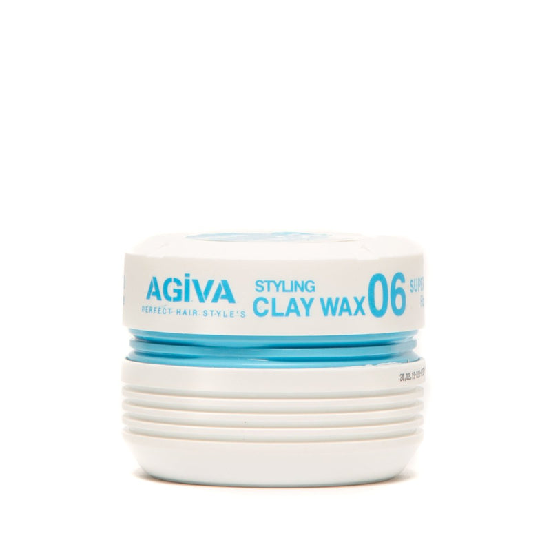 Agiva Hair Styling Fiber Clay Wax 06 NATURAL FINISH MEDIUM HOLD 155ML
