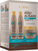 Kativa Kit 3 Straightening Post Treatment / Shampoo, Conditioner &amp; Mask