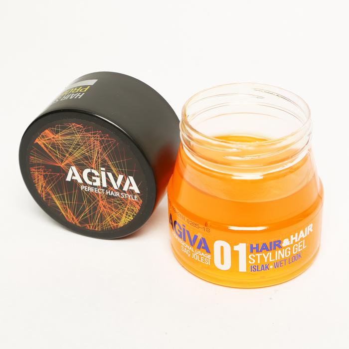 Agiva Hair Styling Gel 01 WET LOOK MEDIUM HOLD 200ML