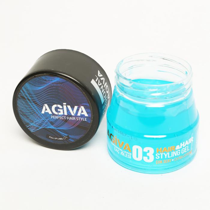 Agiva Hair Styling Gel 03 WET LOOK ULTRA STRONG HOLD 200ML