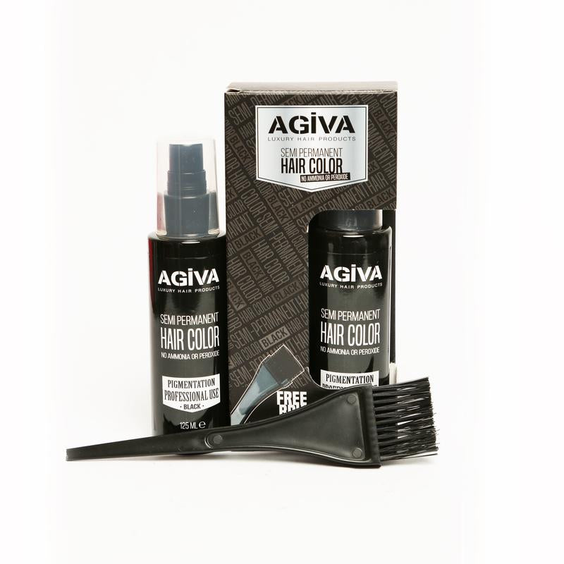 Agiva Black Semi-Permanent Hair Color 125ML
