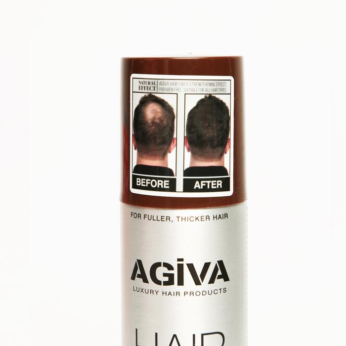Agiva Brown Hair Thickener Fiber Spray 125ML