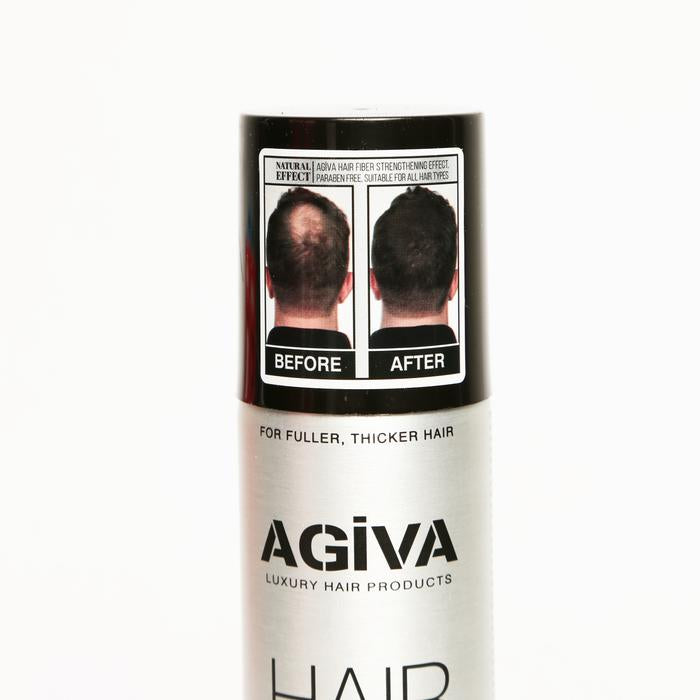 Agiva Black Hair Thickener Fiber Spray 125ML
