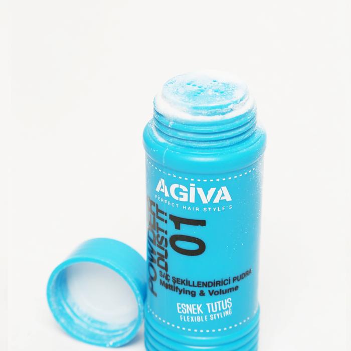 Agiva Hair Styling Powder Wax 01 Blue Flexible Hold 20gr.