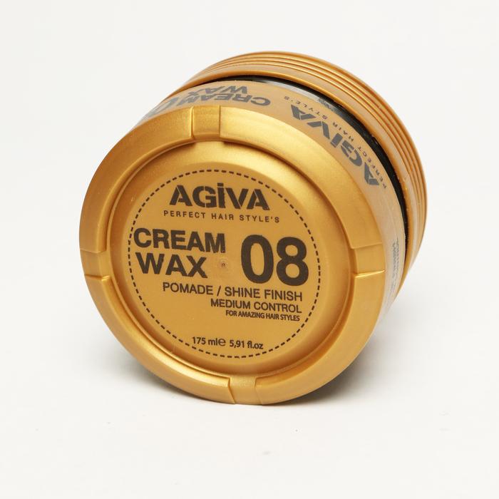Agiva Hair Styling Cream Wax 08 SHINY FINISH STRONG HOLD 155ML