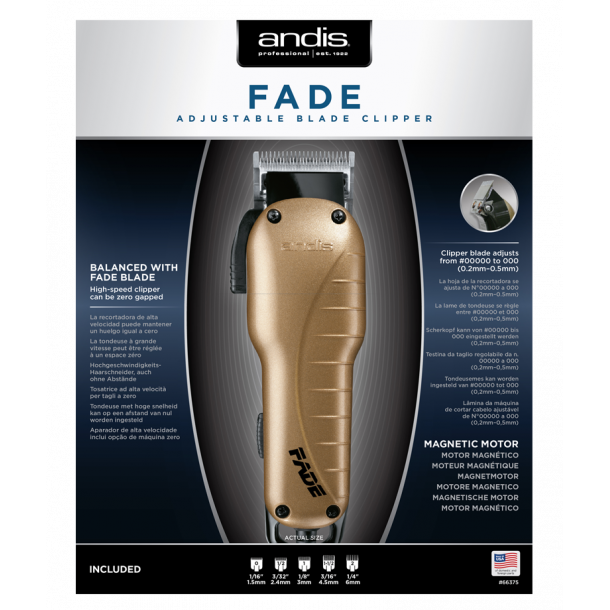 Andis US-1 Fade Gold