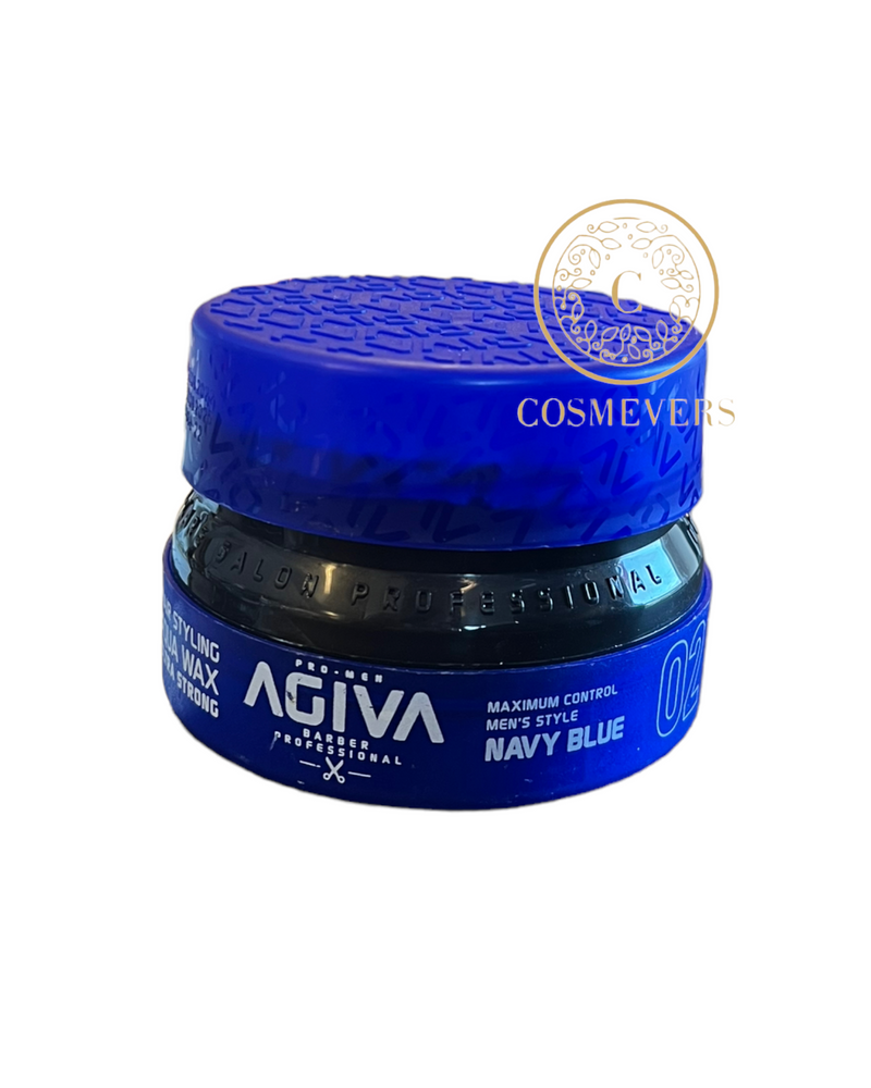 Agiva Hair Styling Aqua Wax Ultra Strong Navy Blue 02 155 ml