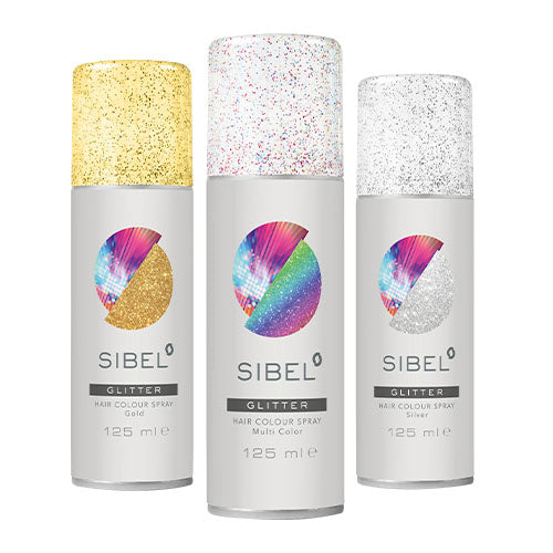 Sibel Fluo Glitter Spray Silver